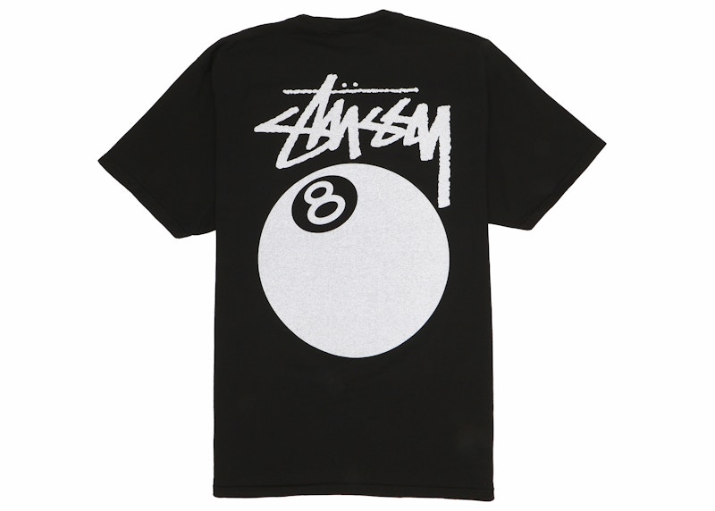 Stussy 8 Ball Pigment Dyed Tee Black Men's - SS24 - GB