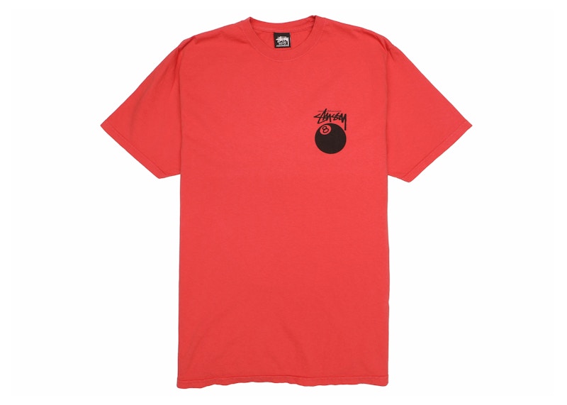 Stussy 8 Ball Pigment Dyed Tee Guava Men's - SS24 - GB