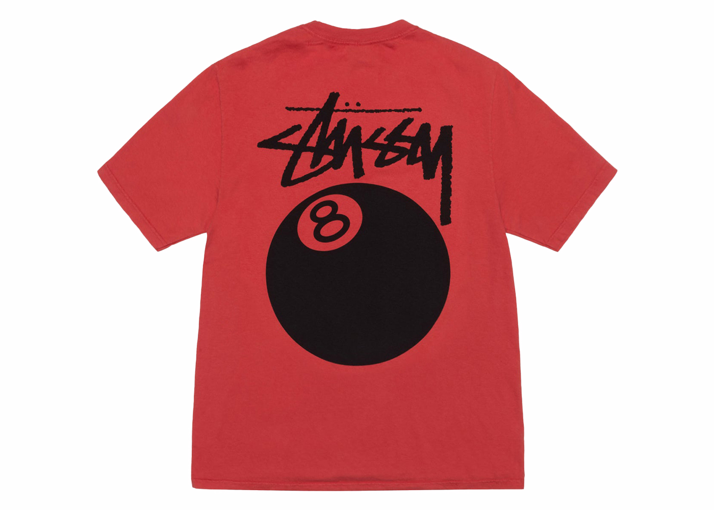 Stussy 8 Ball Pigment Dyed Tee Guava 男装- SS24 - CN