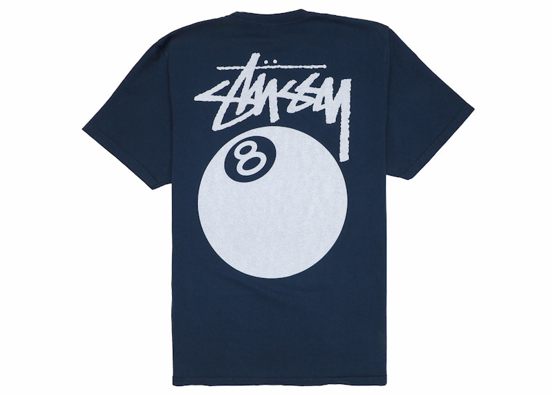 Stussy 8 Ball Pigment Dyed Tee Navy