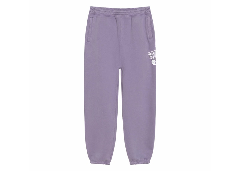 Stussy 80 Fleece Pant Ash Purple Men's - FW24 - US