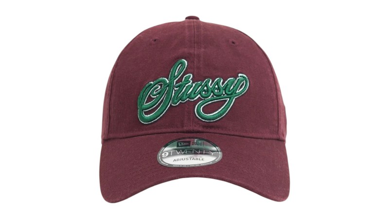 Stussy 9Twenty Gorra Cursiva Granate