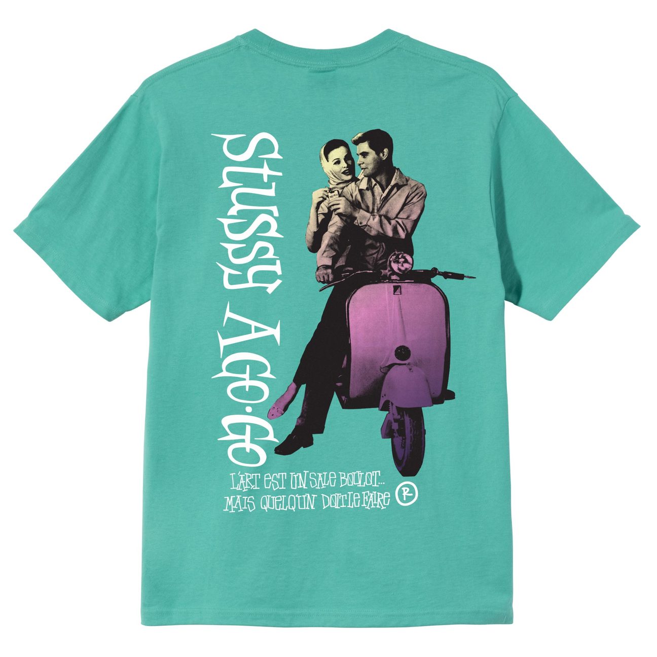 Stussy A Go Go T-shirt Green - SS21 メンズ - JP