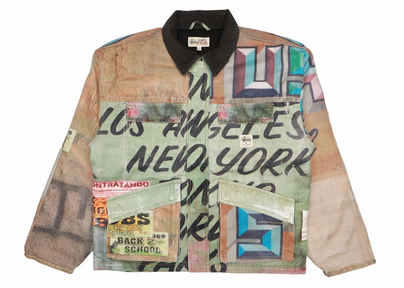 Stussy Alfonso Canvas Shop Jacket Multicolor