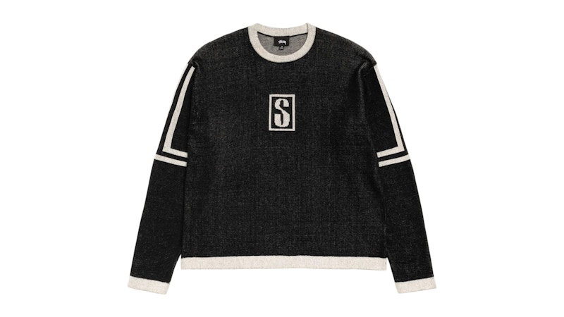 Stussy Alpine Sweater Black Men's - FW25 - US Stussy Alpine Sweater Black Men's - FW25 - US