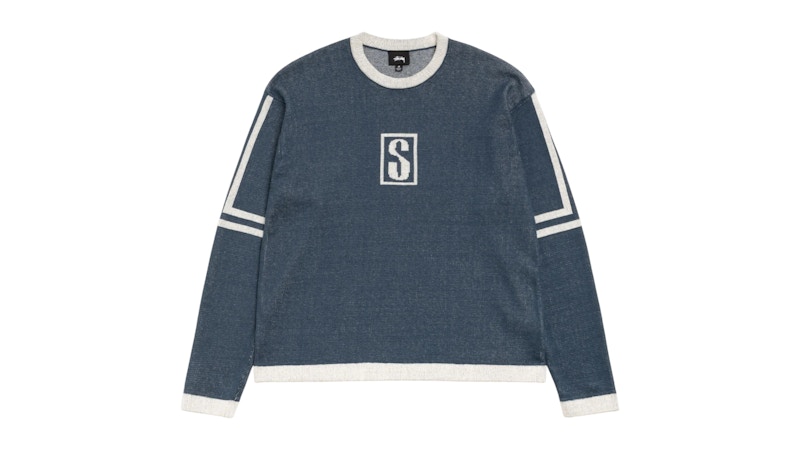 Stussy Alpine Sweater Blue Men's - FW25 - US
