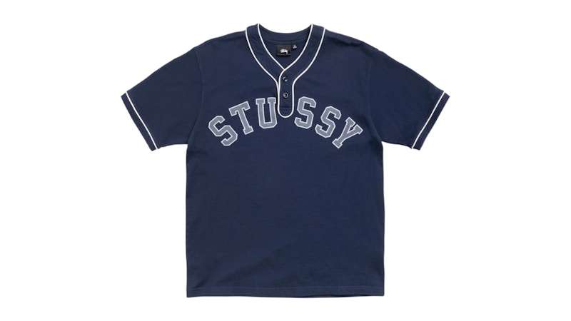 マカマカ STUSSY ステューシー　ネイビー ベースボールシャツ　L 楽天市場】stussy ベース ボール シャツの通販