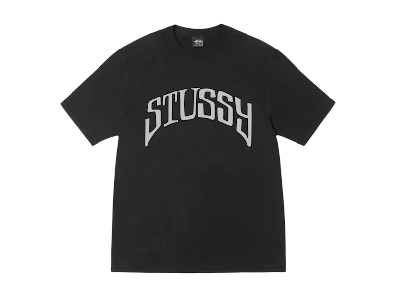 史上一番安い Stussy Arched Pig. Dyed Tee Black メンズ - SS25 - JP パンツ