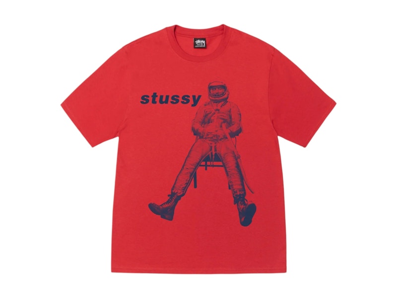 【関税込み】STUSSY ASTRONAUT TEE Stussy Astronaut Tee Cayenne Men's - SS25 - US