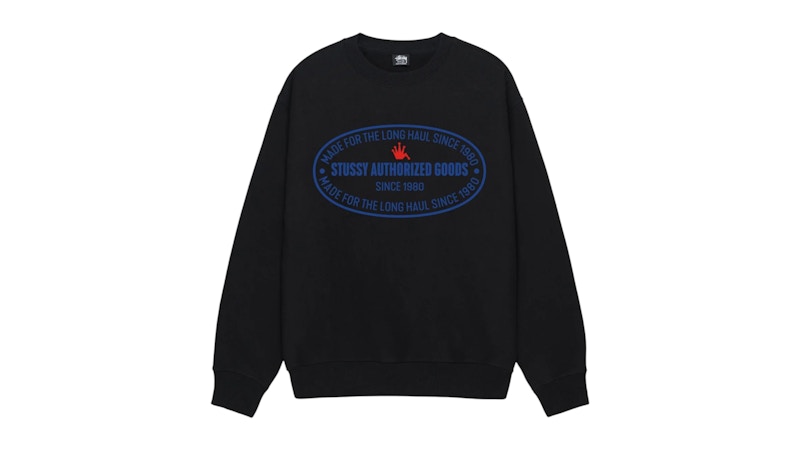 Stussy Authorized Crew Black Men's - FW25 - US
