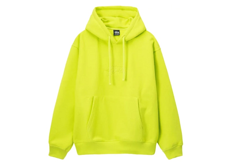 Stussy Back Applique Hoodie Keylime Men's - SS24 - US