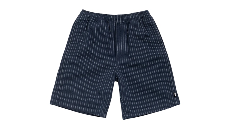Stussy Baggy Beach Short Navy Stripe Men's - SS26 - US