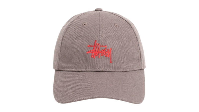 Stussy Basic Canvas Cap Grey