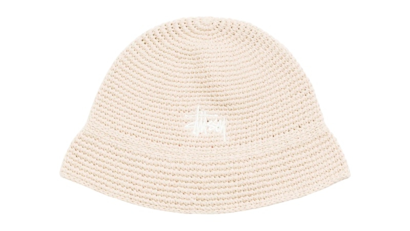 Stussy Basic Knit Bucket Hat Oat