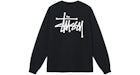 Camiseta Stüssy Basic L/S (SS22) Negro