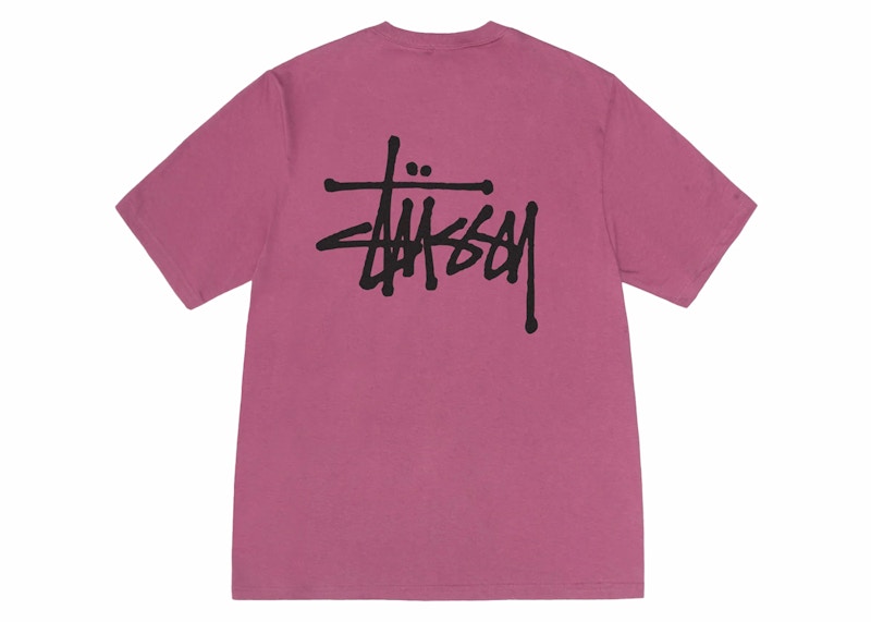 Stussy Basic Stussy T-shirt Berry Men's - SS24 - US