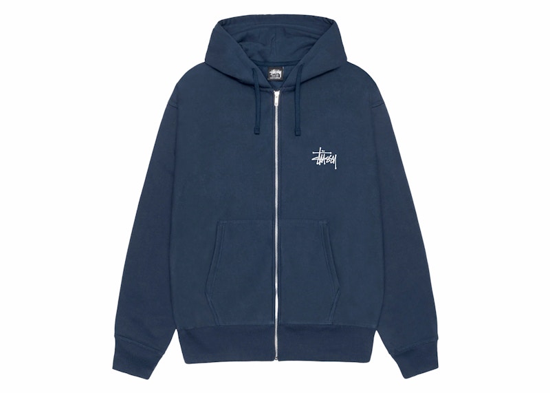 Basic stüssy zip hood online