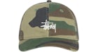 Stussy Basic Washed Cap Woodland Camo