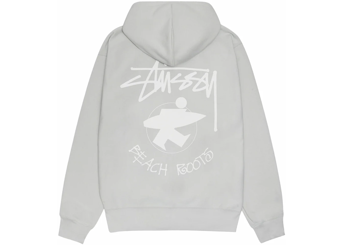 Stussy Beach Roots Zip Hoodie Fog Men's SS24 US