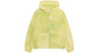 Stussy Beach Shell Wave Dye Hooded Sweatshirt Lime