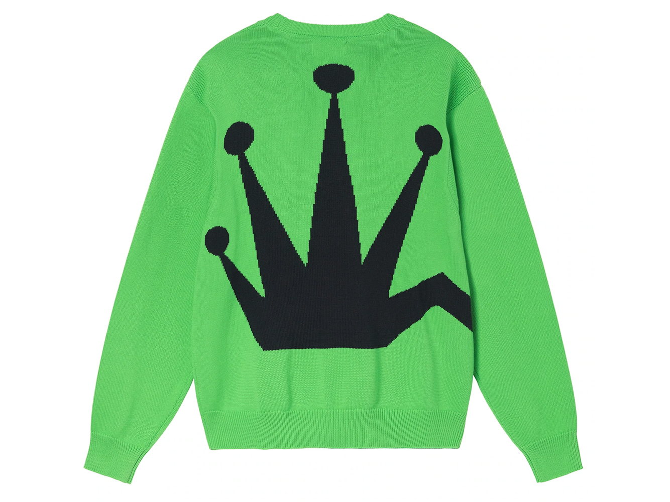 Stussy Bent Crown Knit Sweater Lime