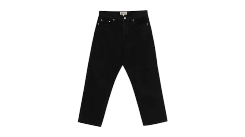 Stussy Big Ol Denim High Waisted Jean Black Men's - SS26 - US