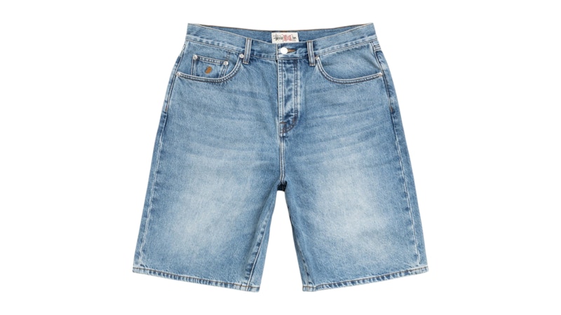Stussy Big Ol' Denim Short Indigo Stone Wash メンズ - SS26 - JP