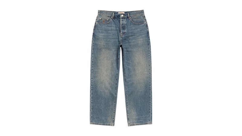 Stussy Big Ol' Denim Jean Vintage Mid Wash Men's - FW25 - US