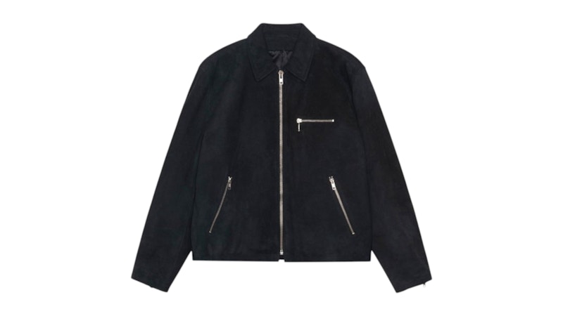 Stussy Bing Suede Jacket Black Men's - SS26 - US