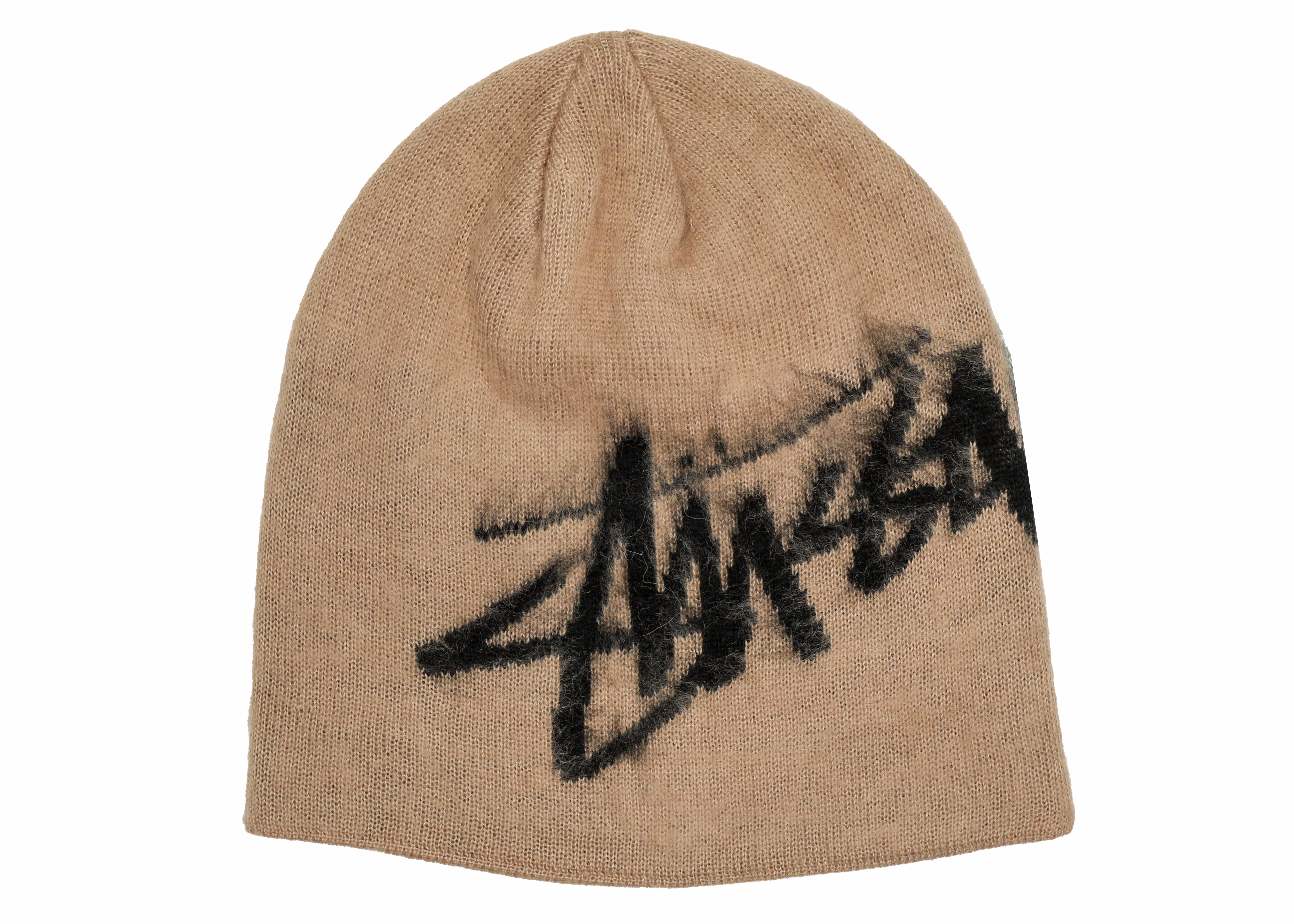 Stussy Brushed Out Skullcap Beanie Sand メンズ - FW23 - JP