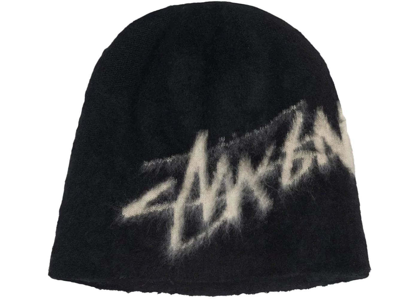 stussy brushed out stock skullcap black