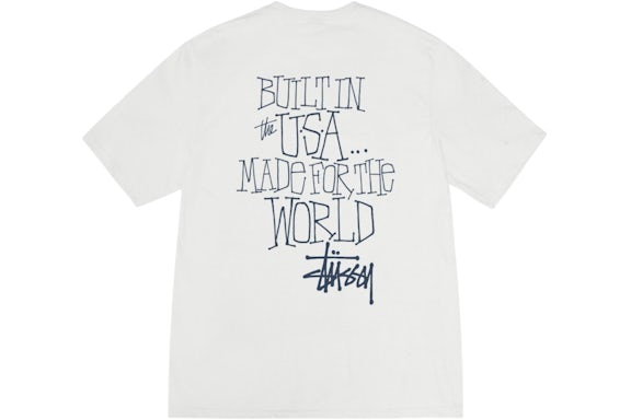 Stussy Built In Usa Pigment Dyed Tee Natural