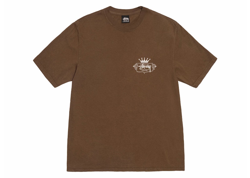 Stussy Built To Last Pigment Dyed Tee Brown