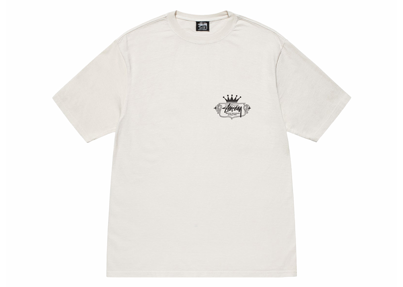 Stussy Built To Last Pigment Dyed Tee Natural