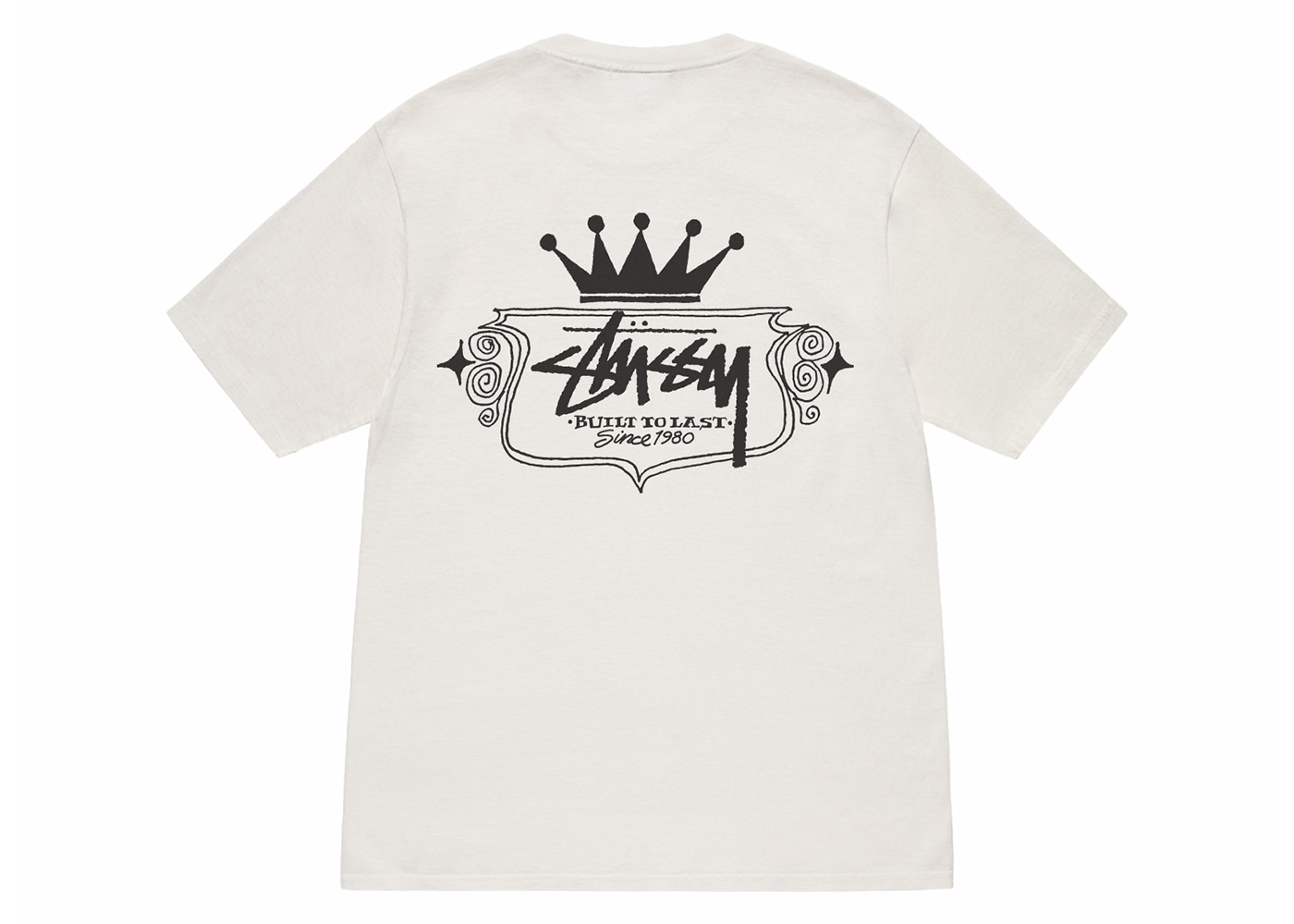 Stussy Built To Last Pigment Dyed Tee Natural