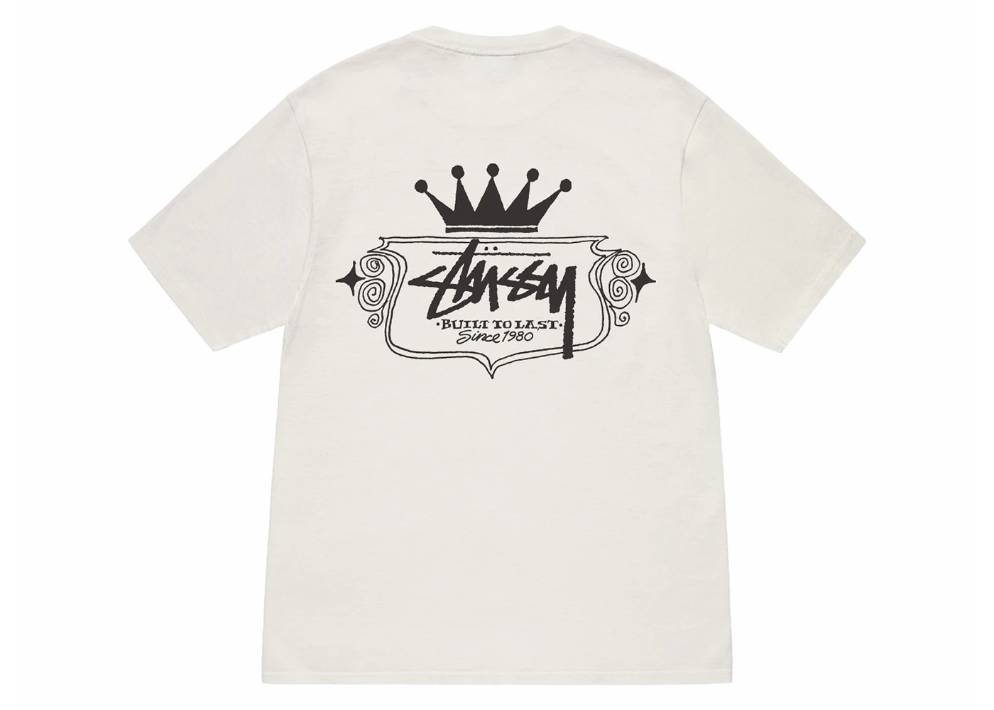 Stussy Built To Last Pigment Dyed Tee Natural Men's SS24 US