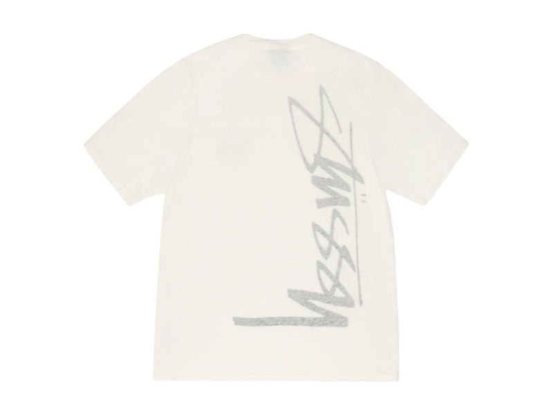 ★25SS 大人気★STUSSY C THRU TEE PIGMENT DYED Stussy C Thru Pigment Dyed Tee Natural Men's - SS25 - US
