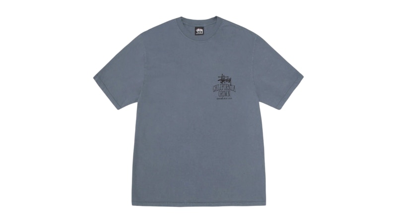 ★Stussy★California Grown Pigment Dyed T-Shirt★Navy★ Stussy Cali Grown Pigment Dyed Tee Navy Men's - FW25 - US