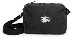 Stussy Canvas Side Pouch Washed Black