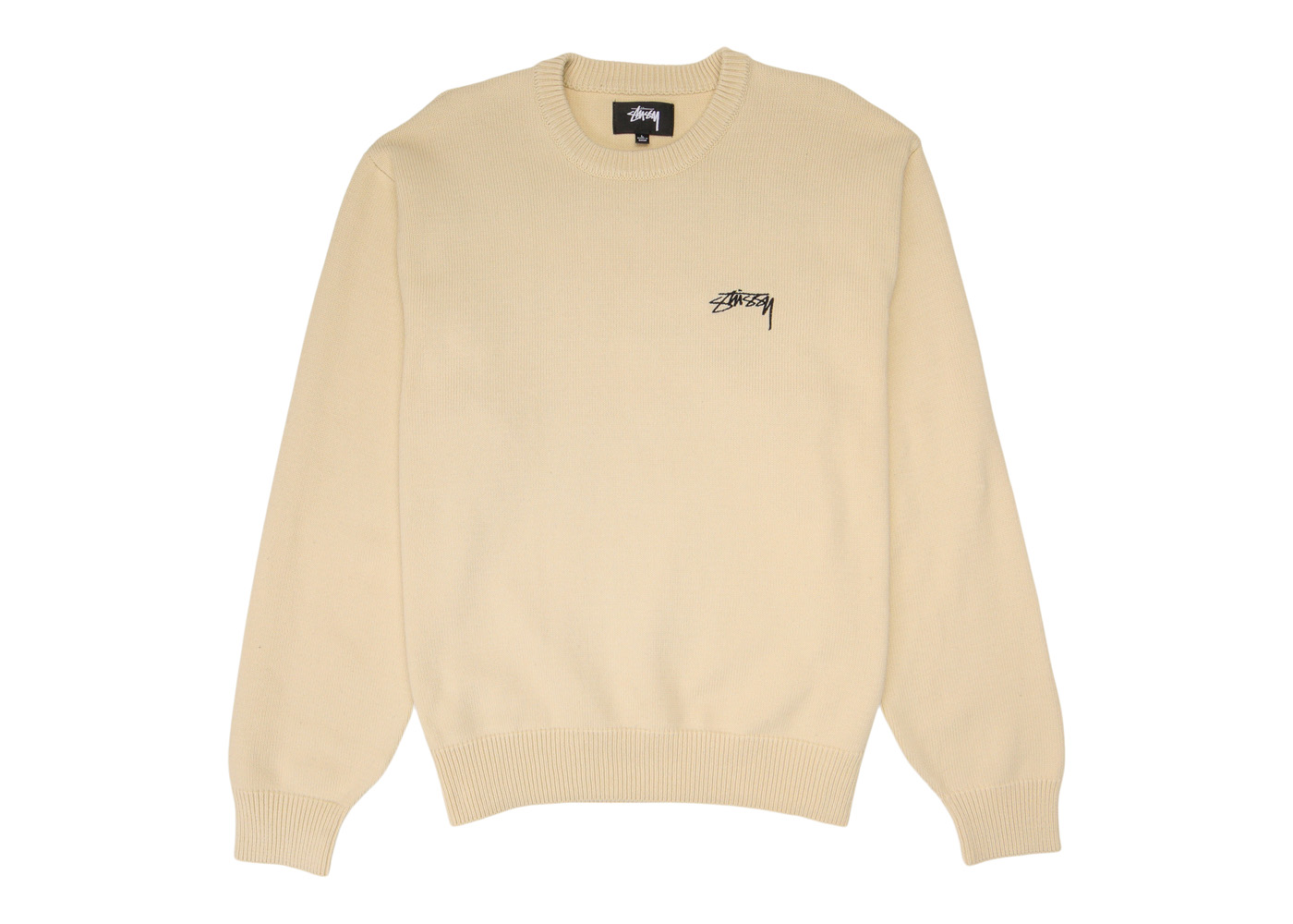 Stussy Care Label Sweater Natural - FW22 Men's - US