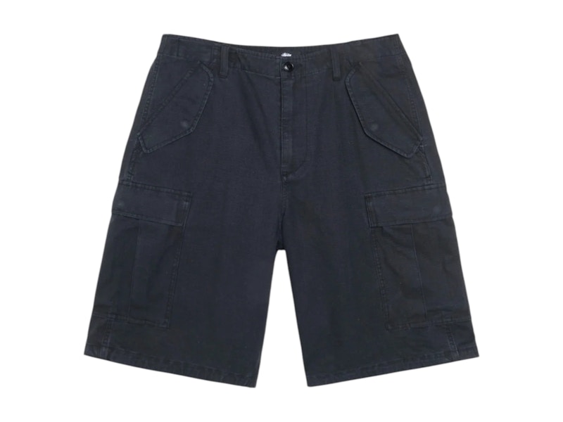 Cargo Short Ripstop – Black | Shorts | Stüssy