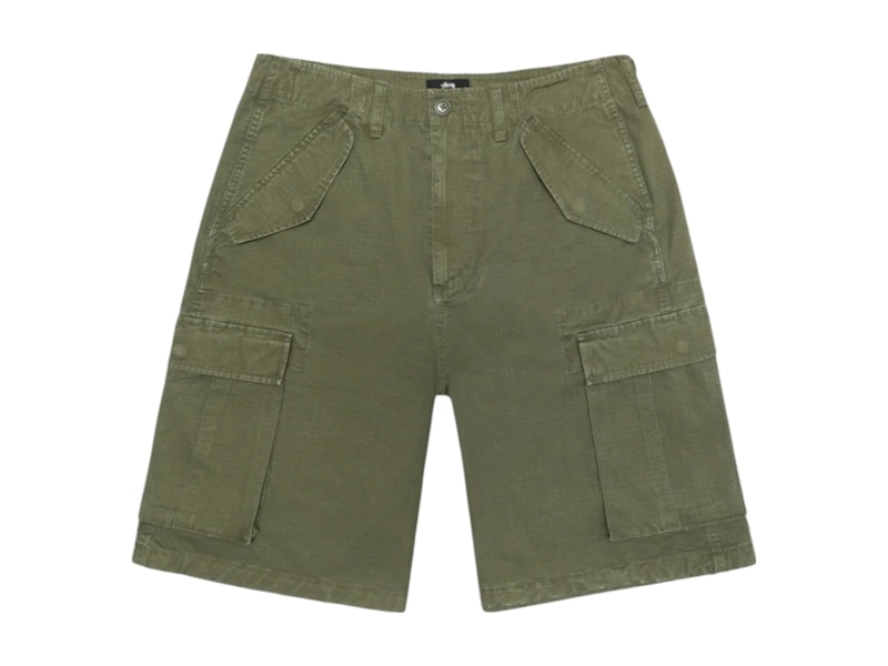 Cargo Short Ripstop – Olive Green | Shorts | Stüssy