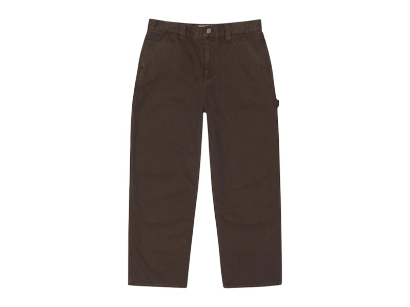 パンツ stussy WORK PANT CANVAS brown Stussy Canvas Workpants - AirRobe