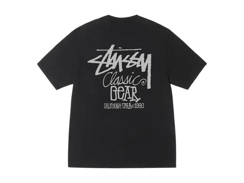 【STUSSY SP25'】Stussy Classic Gear Pig. Dyed Tee Stussy Classic Gear Pig. Dyed Tee Grape Men's - SS25 - US