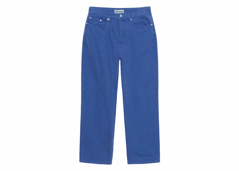 Pre-owned Stussy Men's  Washed Canvas Classic Jean In Baja