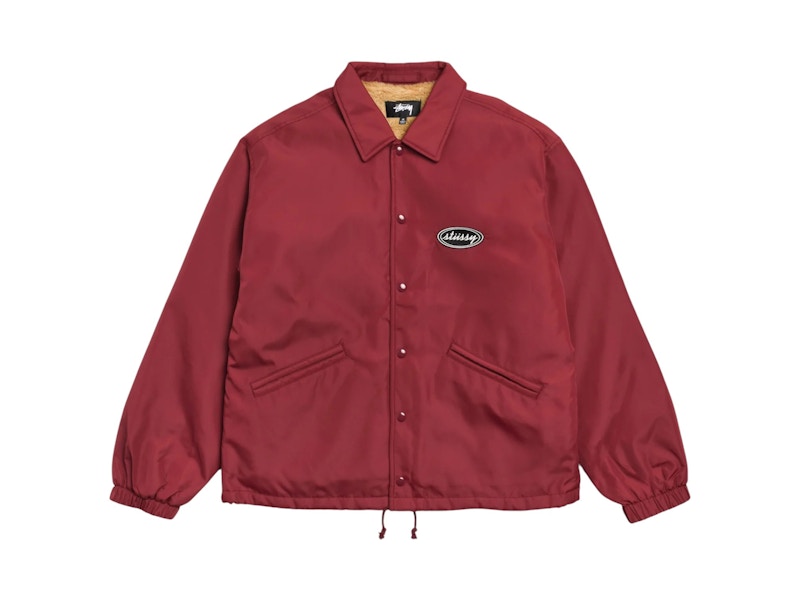 stussy champion coach jacket