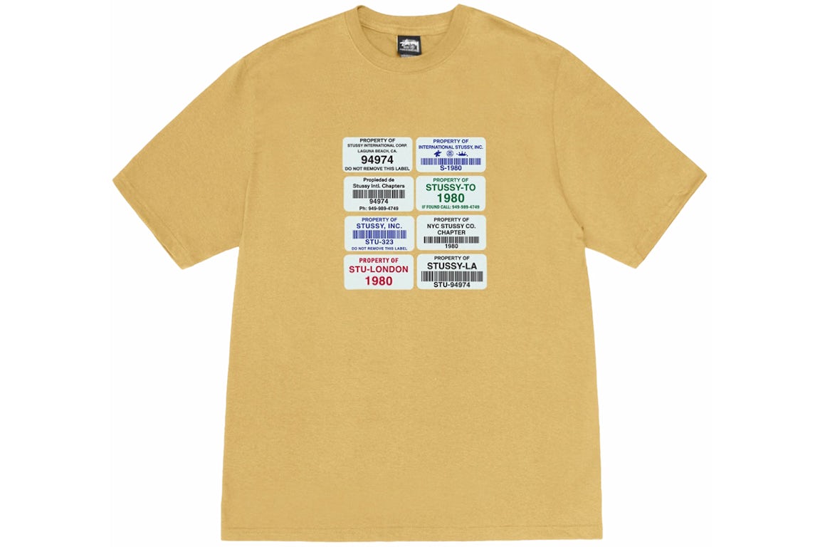 Stussy Codes Tee Curry Men's - FW24 - US