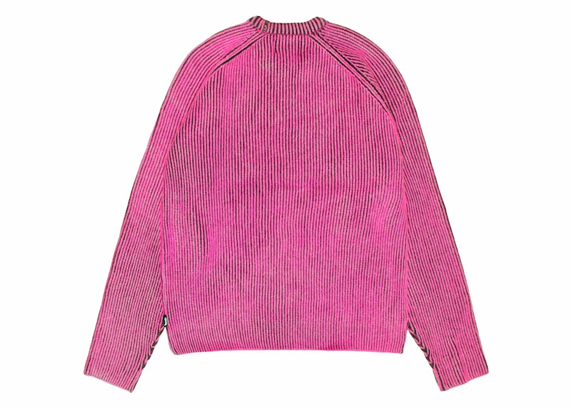 Stussy Contrast Rib Sweater Pink 男装- SS24 - CN