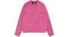 Stussy Contrast Rib Sweater Pink