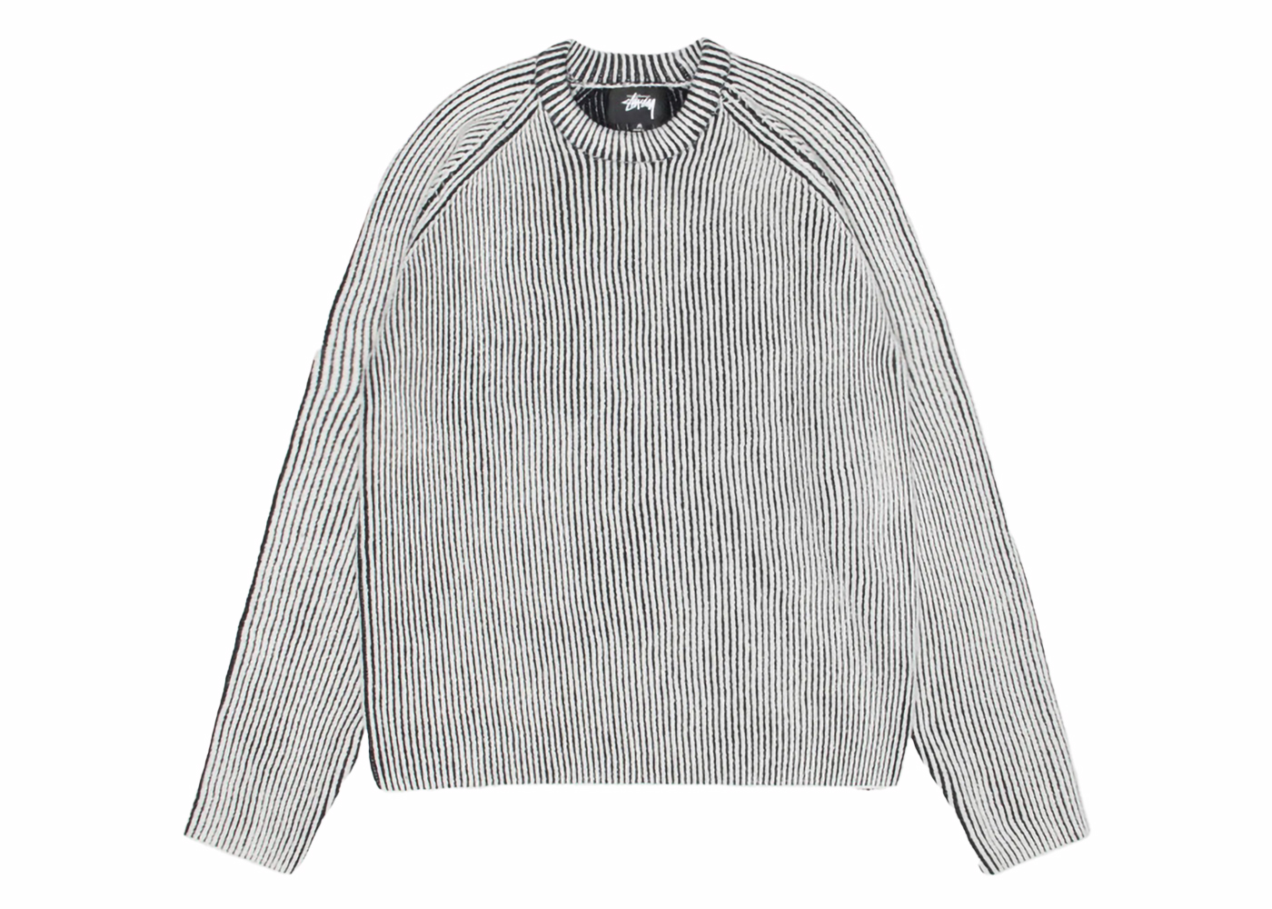 Stussy Contrast Rib Sweater White